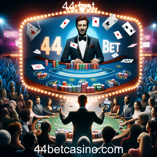 A Imersão do Cassino ao Vivo no 44 bet